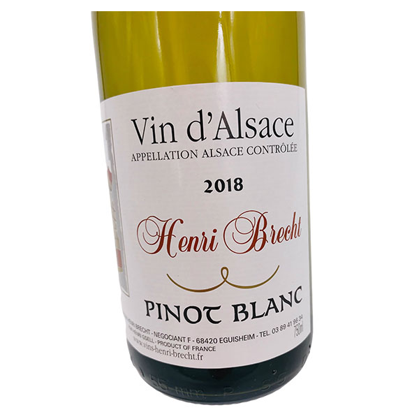 Vins Henri Brecht - Pinot Blanc 2018